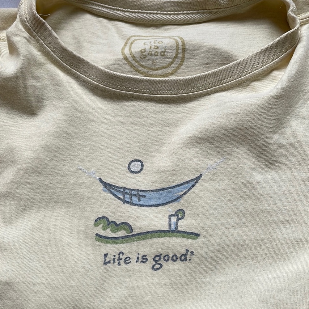 Life is Good Crop Top